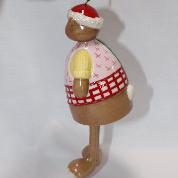 Fitz And Floyd GIFT GALLERY “Teddy Bear Bell” Ornament - Picture 5 of 10